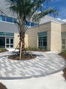 Commercial building pavers